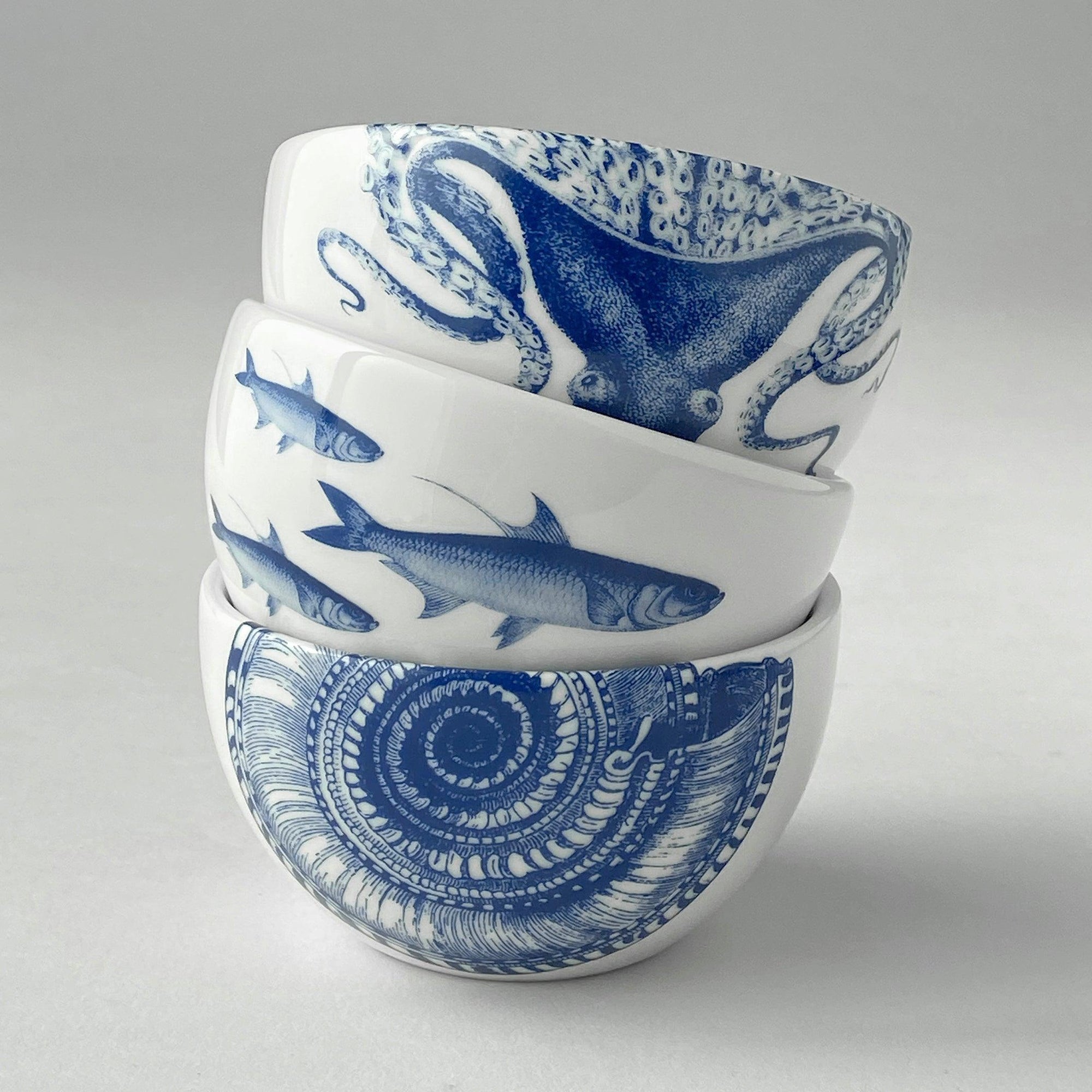 A creamy white Lucy Snack Bowl by Caskata Artisanal Home on a white background.