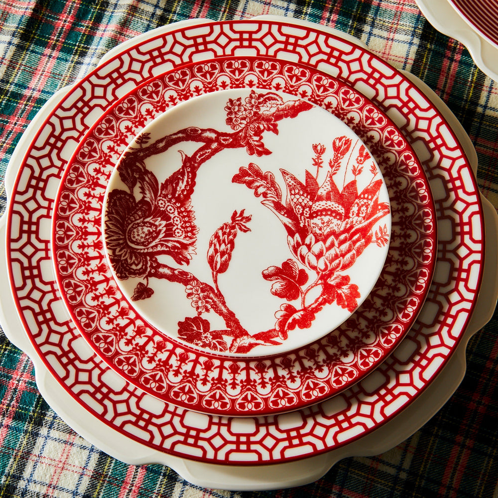 Newport Garden Gate Crimson Dinner Plate image 3