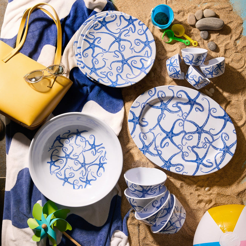 Starfish Melamine Dinner Plates, Set of 4 image 5