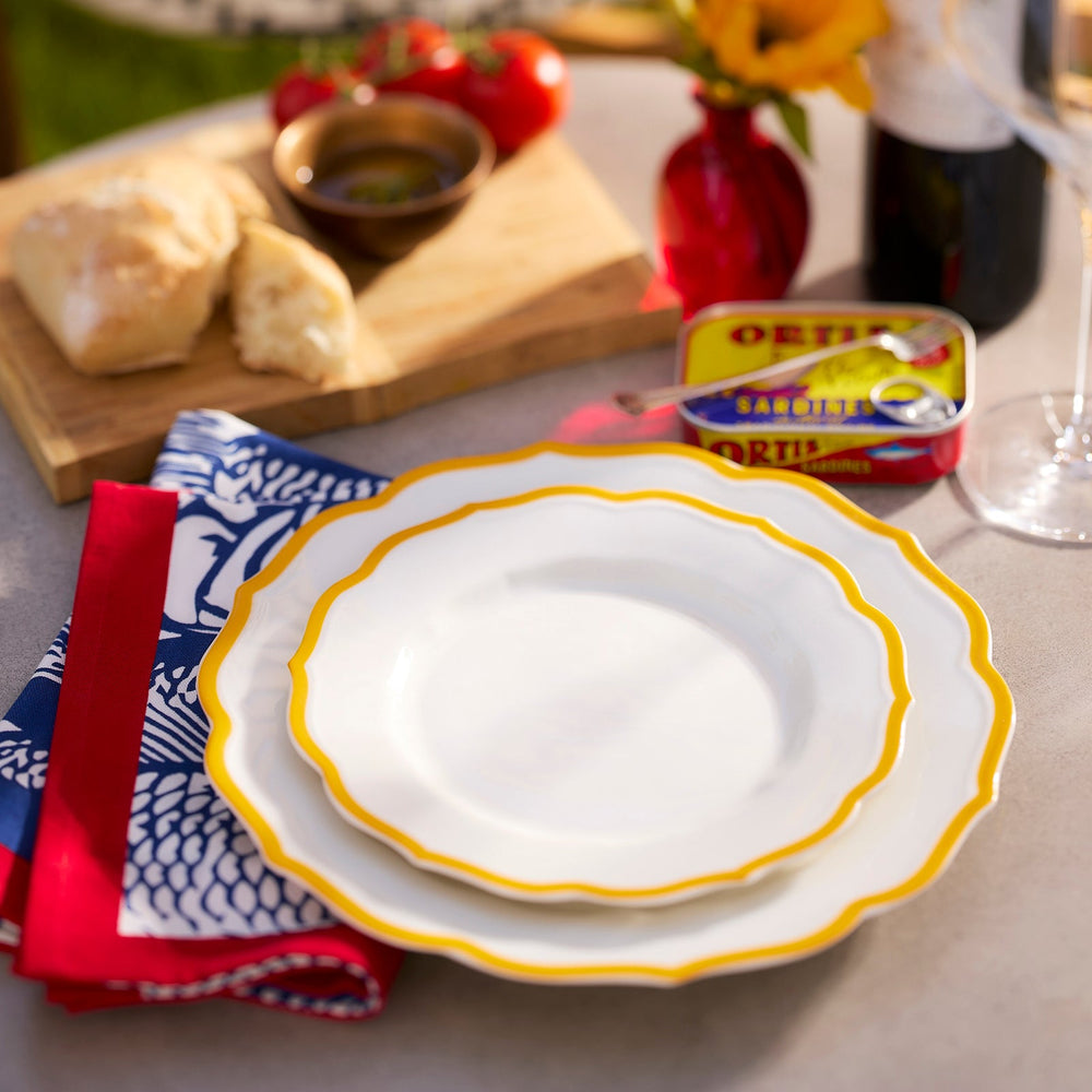 Stella Scalloped Marigold Salad Plate image 5