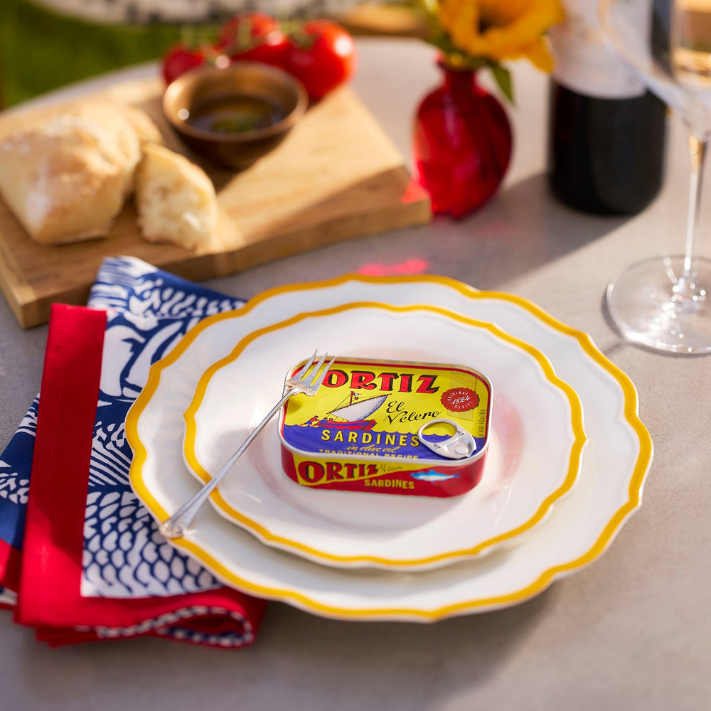 Stella Scalloped Marigold Salad Plate image 6