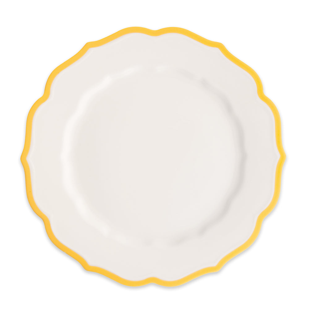 Stella Scalloped Marigold Dinner Plate