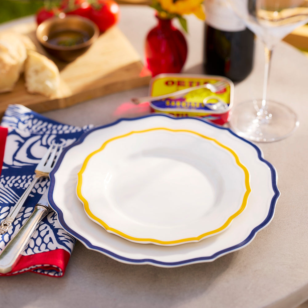 Stella Scalloped Marigold Salad Plate image 2