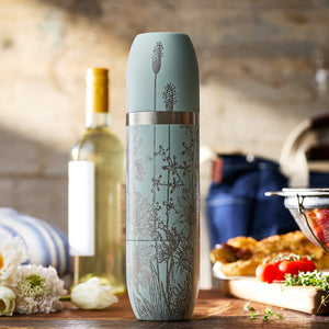 Caskata x High Camp Light Blue Summer Wine Flask thumbnail 2
