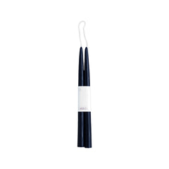 Rich Navy Blue Taper Candles, 12 inches, Set of 2 from Caskata