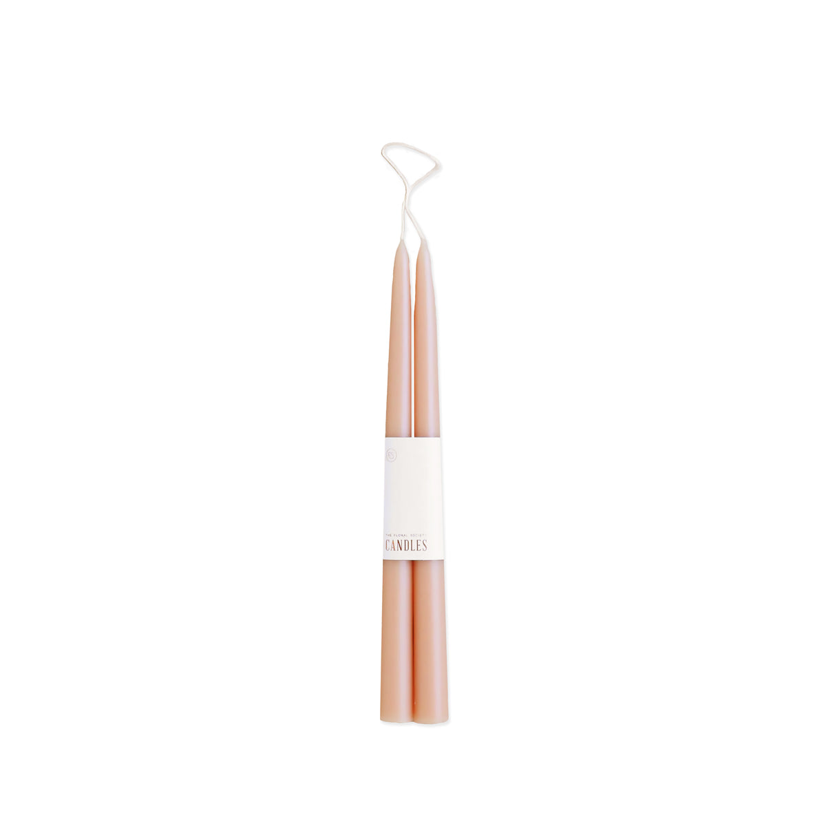 Soft, Petal Pink Taper Candles, Set of 2, 12 inches, from Caskata