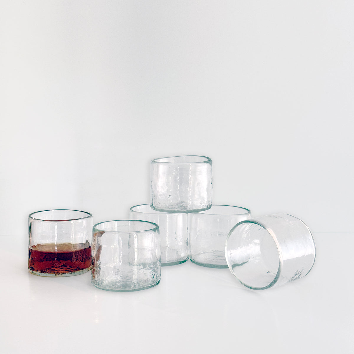 Viento Small Clear Tumblers, Set of 6