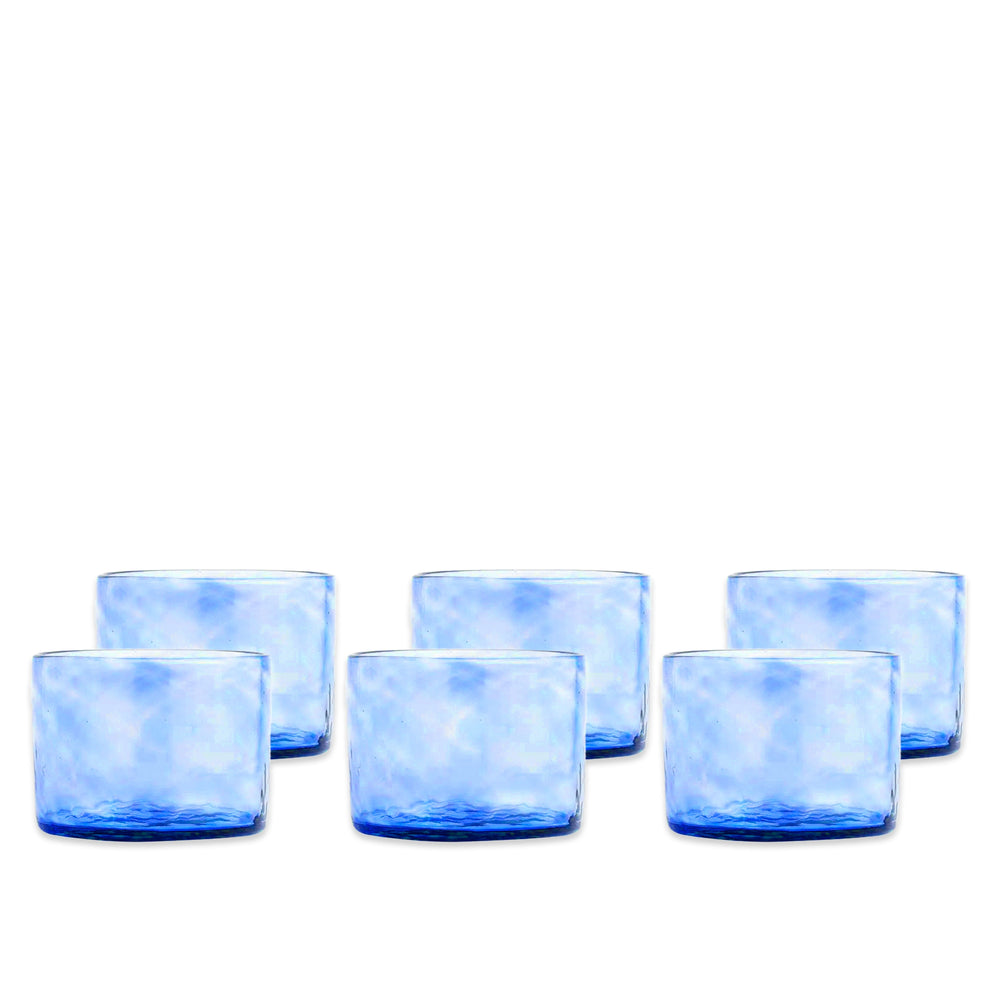 Viento Small Cobalt Tumblers, Set of 6