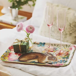 Quinn Rose Champagne Flute Glasses