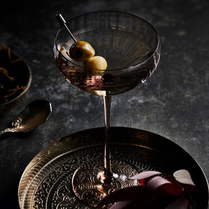 Quinn Mocha Coupe Glasses thumbnail 4
