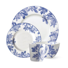 Blue Arbor 4-Piece Place Setting - Caskata