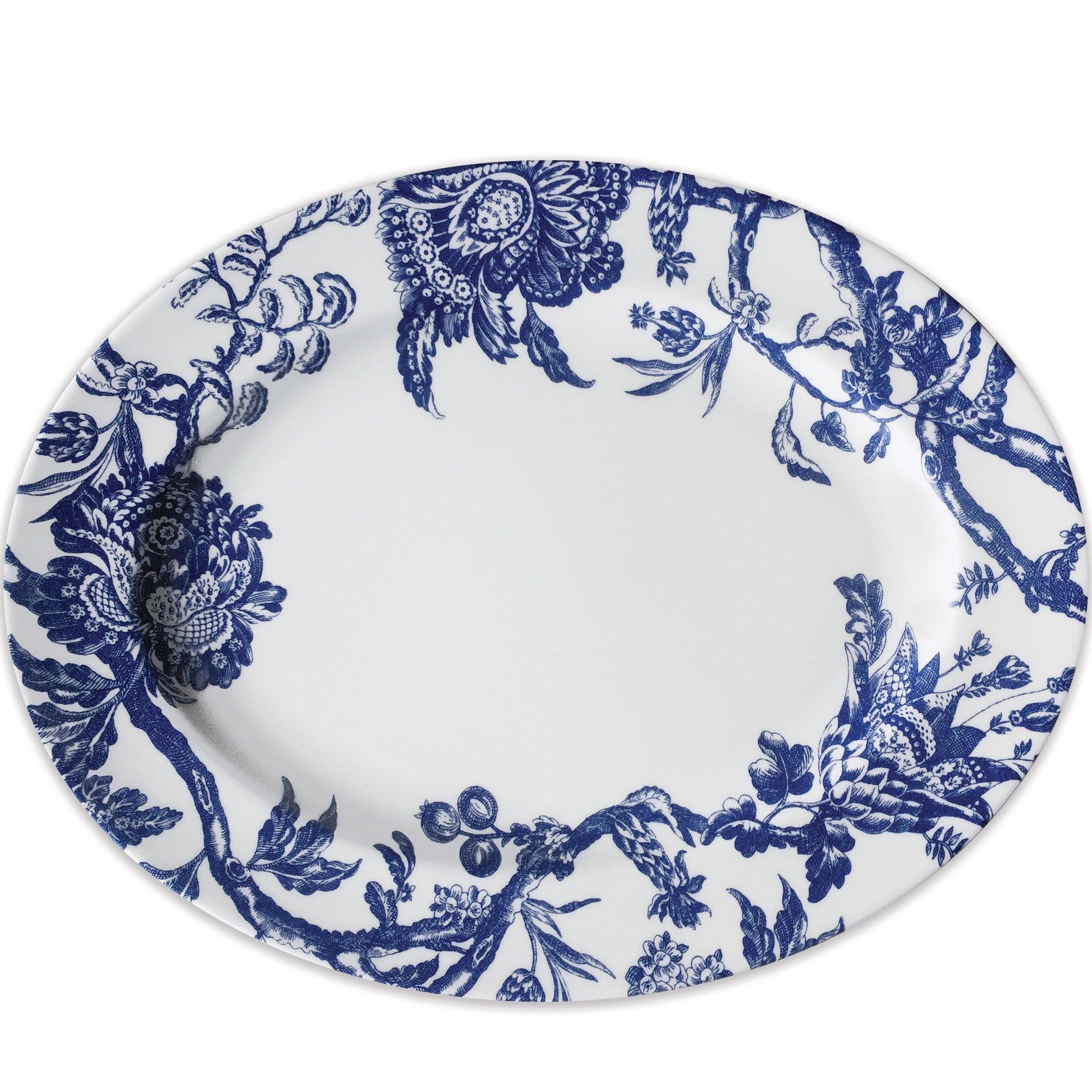 Arcadia Large Oval Rimmed Platter - Caskata