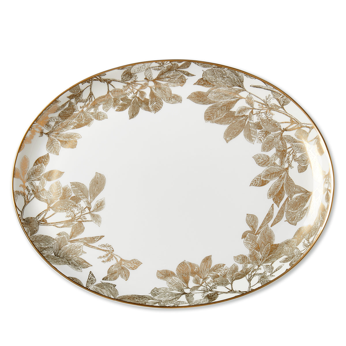 Arbor Gold Coupe Oval Platter from Caskata