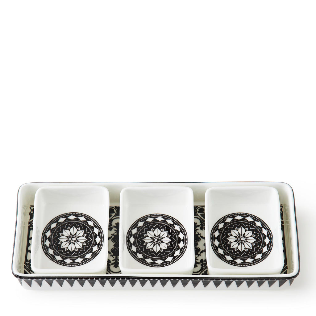 Casablanca Nested Appetizer Tray Set