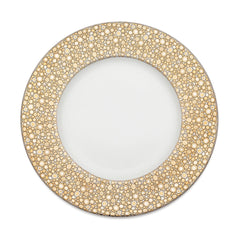 Ellington Shimmer Gold & Platinum Dinner Plate - Caskata