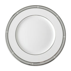 Hawthorne Ice Platinum Simple Dinner Plate - Caskata