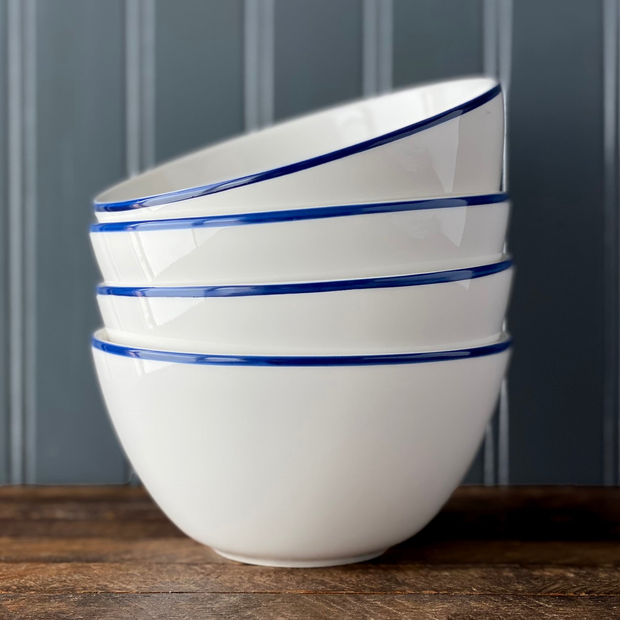 Grace Blue Tall Cereal Bowl - Caskata