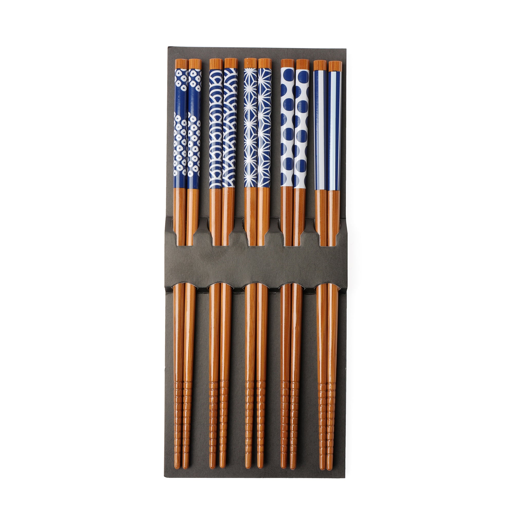 Kyoto Blue and White Bamboo Chopsticks from Caskata.