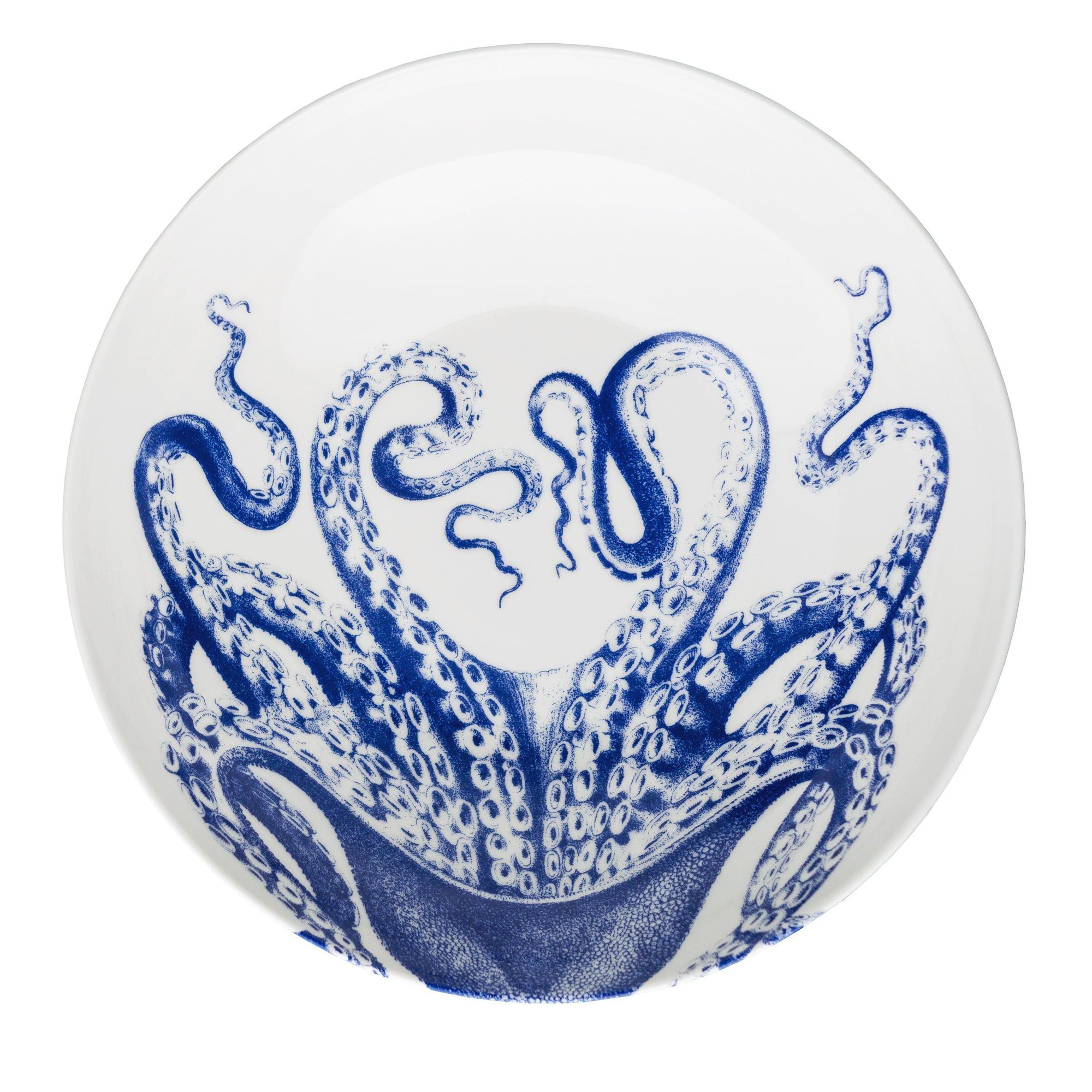 Blue Lucy  Wide Serving Bowl - Caskata