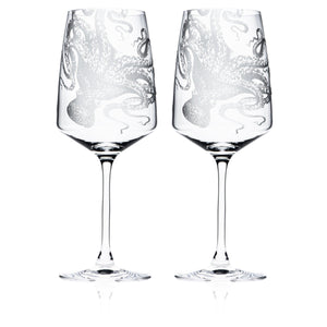 Lucy Red Wine Glasses Set/2 - Caskata