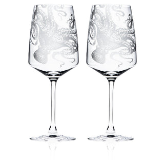 Lucy Red Wine Glasses Set/2 - Caskata