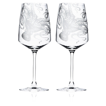Lucy Red Wine Glasses Set/2 - Caskata