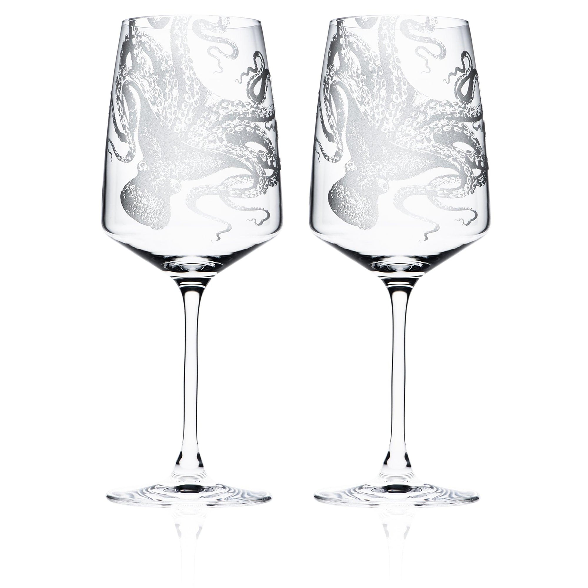 Caskata Quinn Rose Universal Wine Glasses S/2