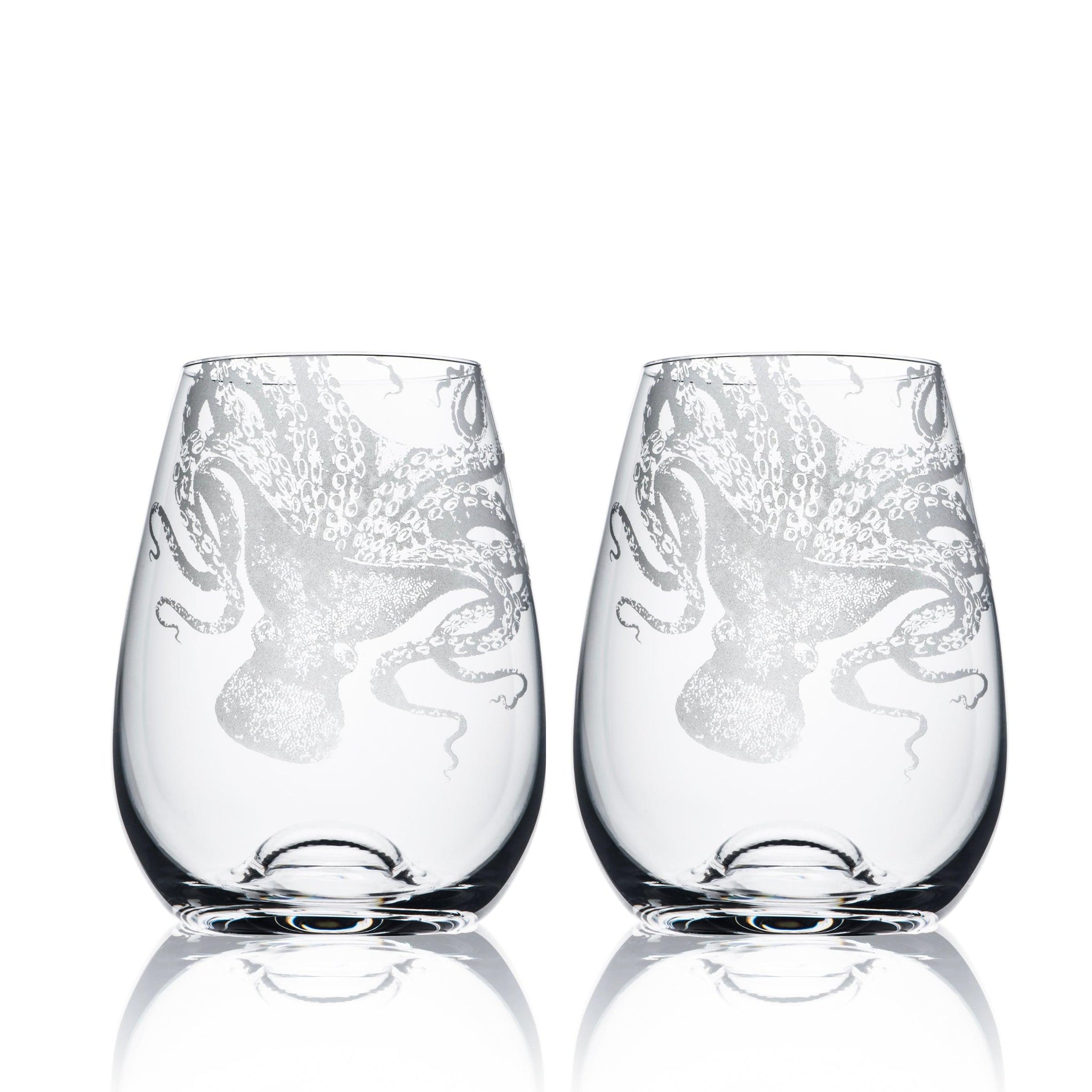 No stem store wine glasses