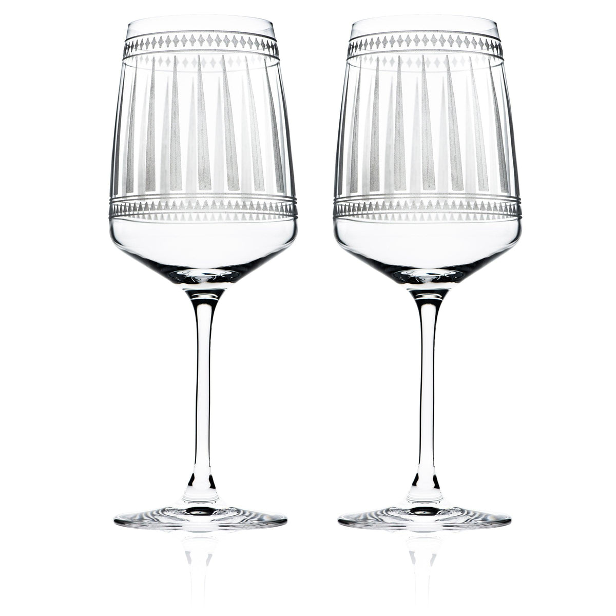 Marrakech Red Wine Glasses Set/2 - Caskata