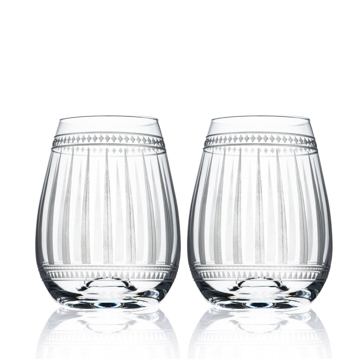 Marrakech Stemless Wine Glasses Set/2 - Caskata