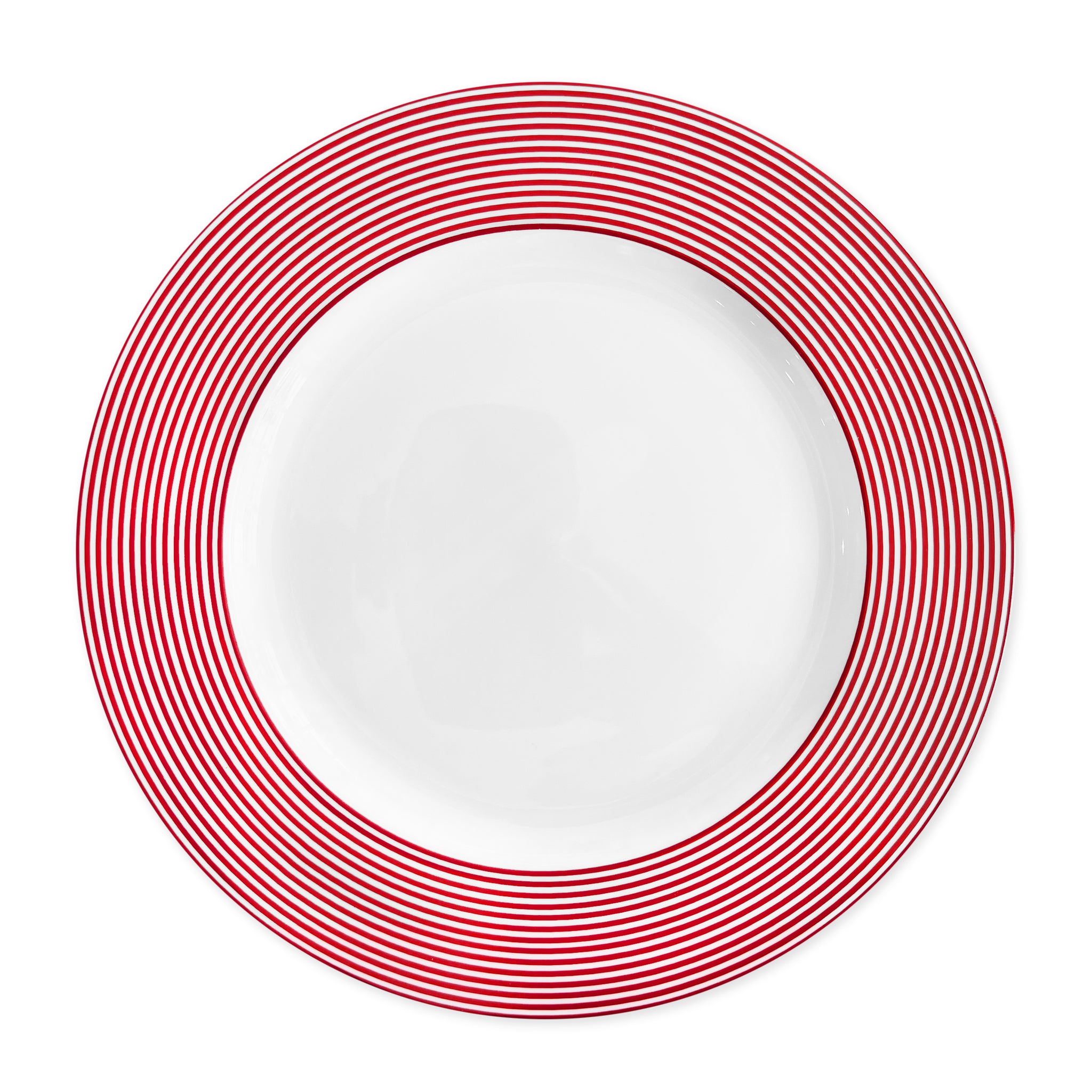 Striped best sale dinner plates