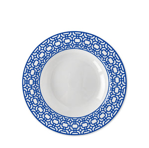 Newport Rimmed Soup Bowl Overhead from Caskata