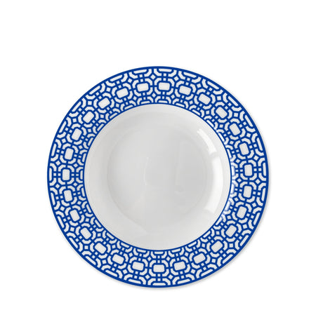 Newport Rimmed Soup Bowl Overhead from Caskata