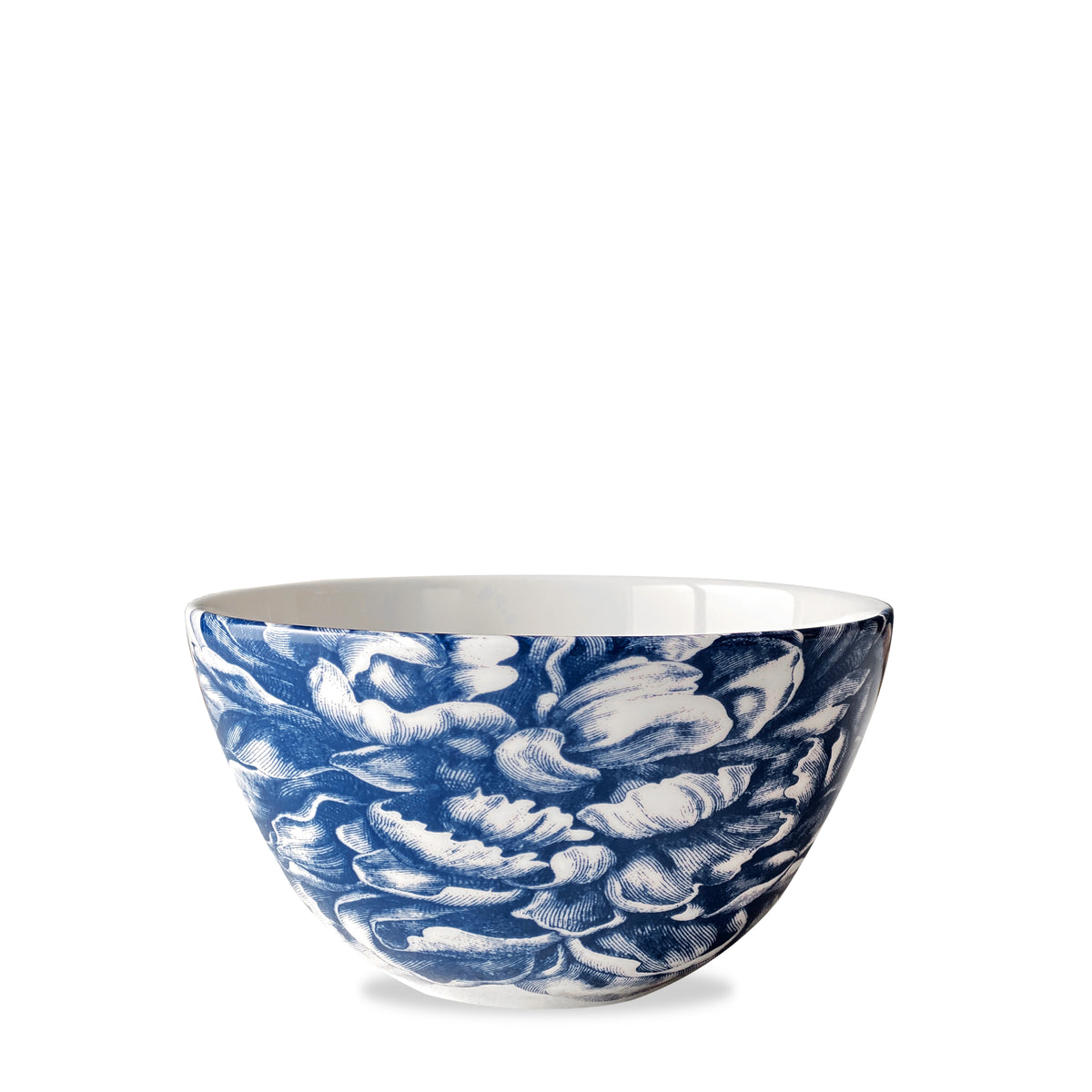 Peony Blue Tall Cereal Bowl - Caskata