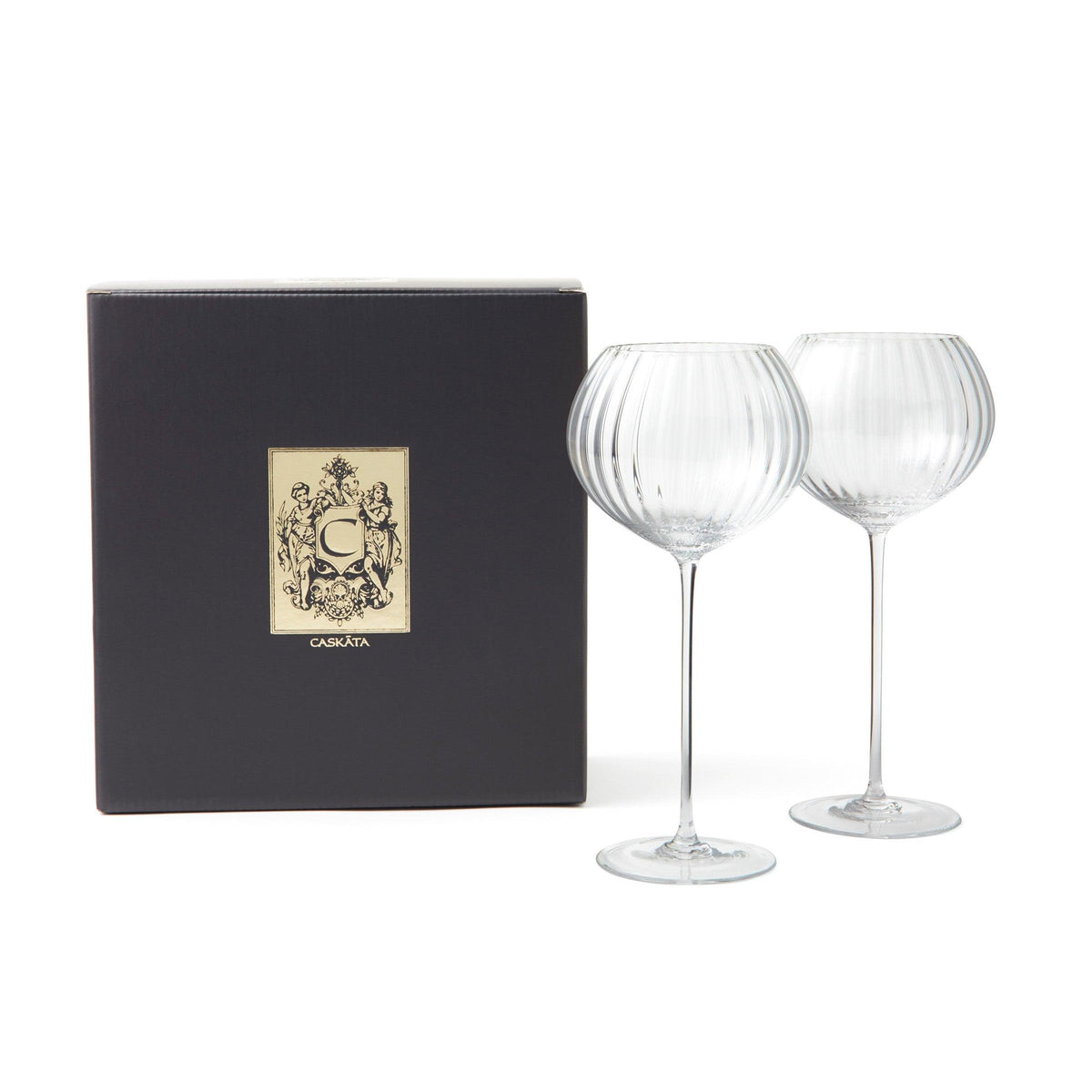 Quinn Clear Mouth-blown Red Wine Glasses