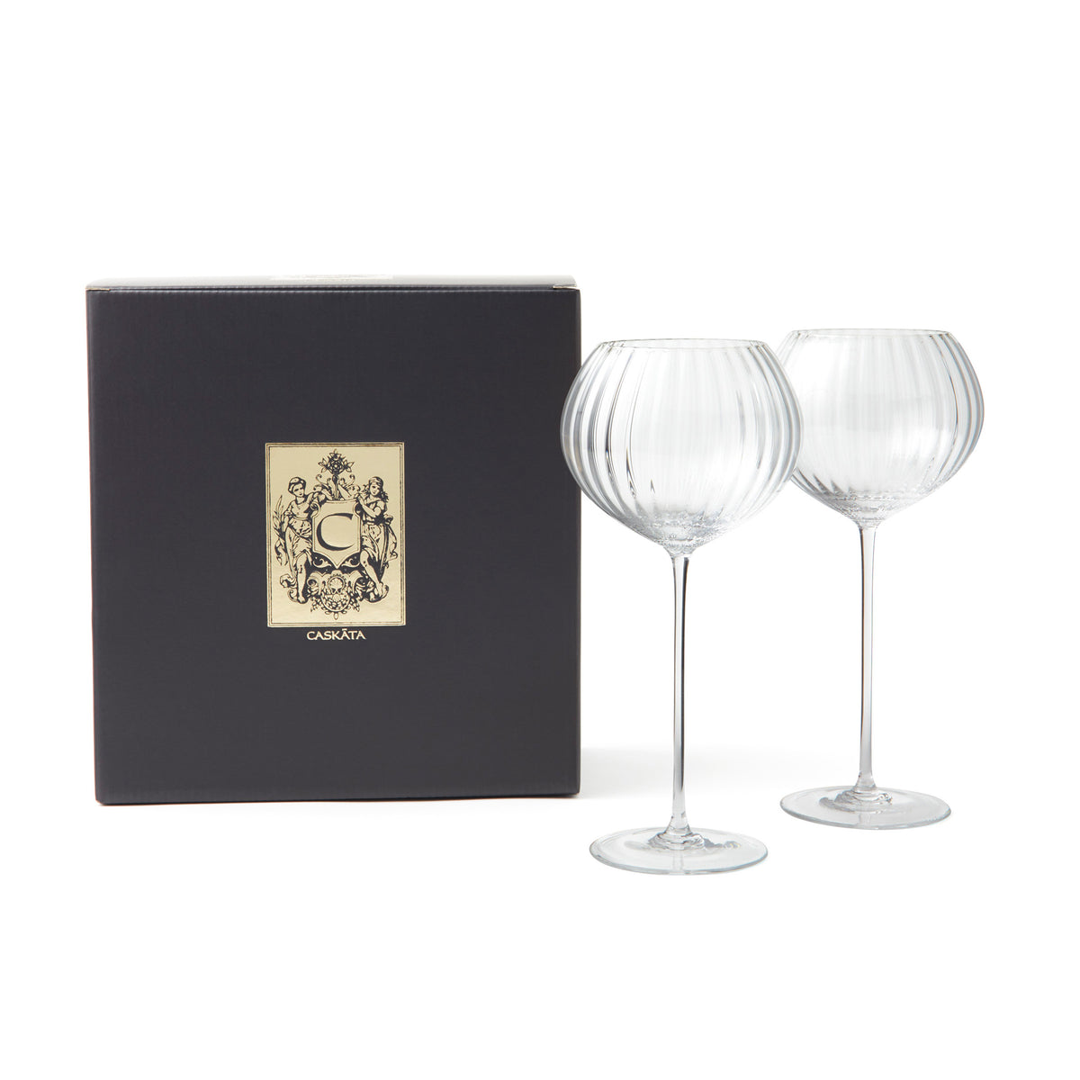Quinn Clear Mouth-blown Red Wine Glasses