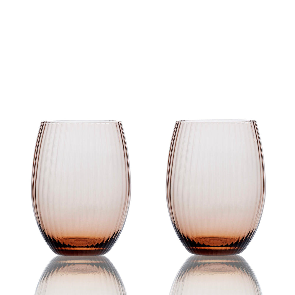 Quinn Amber Tumblers
