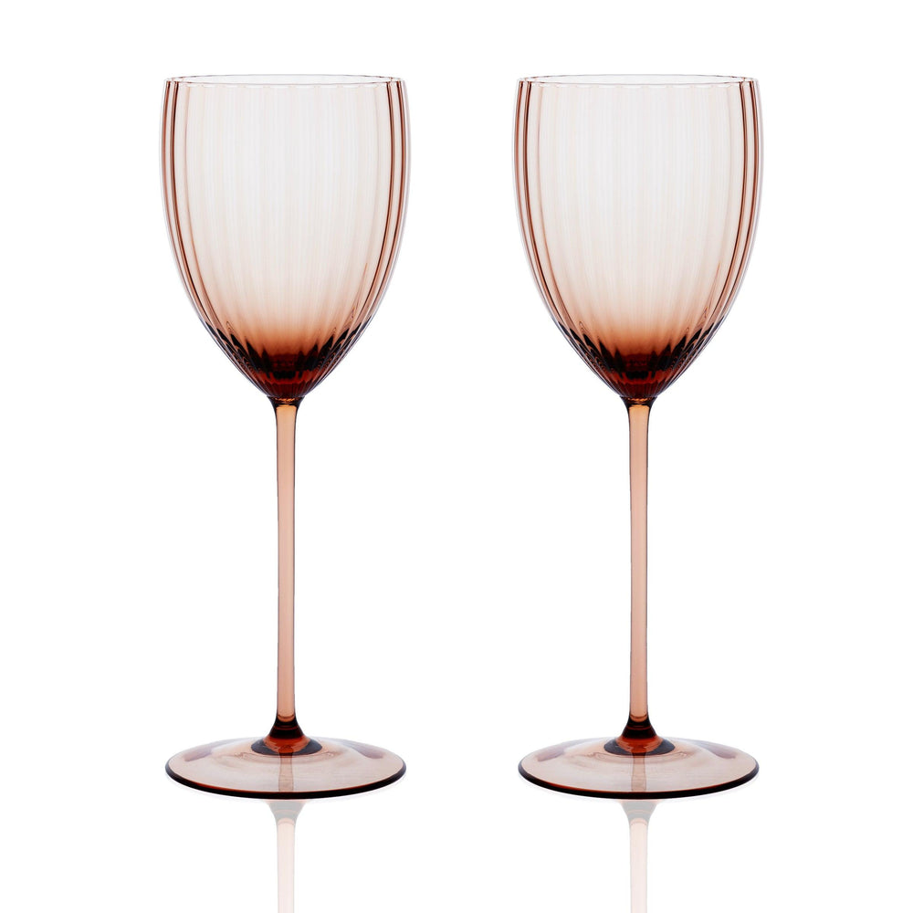 Quinn Amber White Wine Glasses