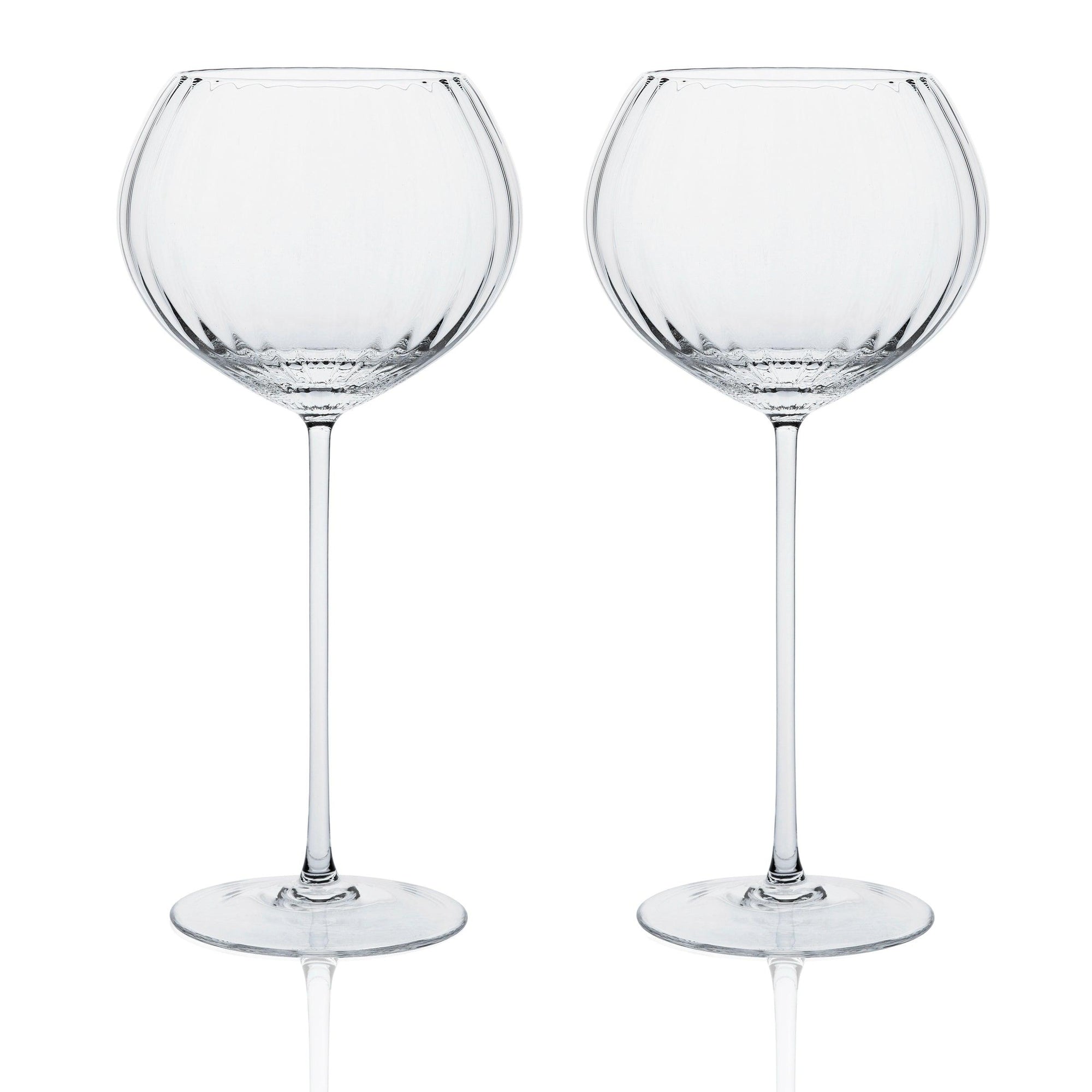 Quinn Clear Red Wine Glasses Set/2 - Caskata