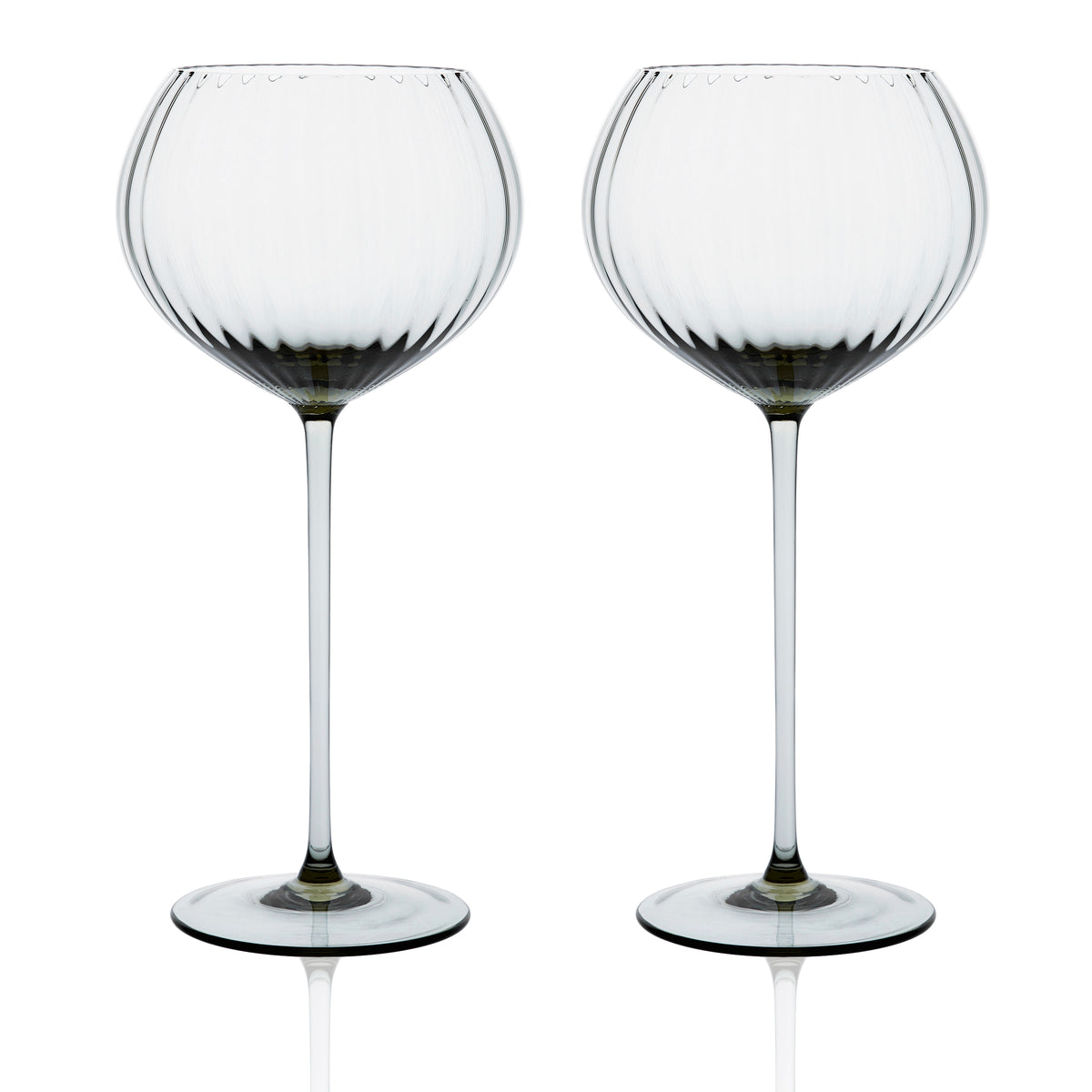 Quinn Smoke Red Wine Glasses Set/2 - Caskata