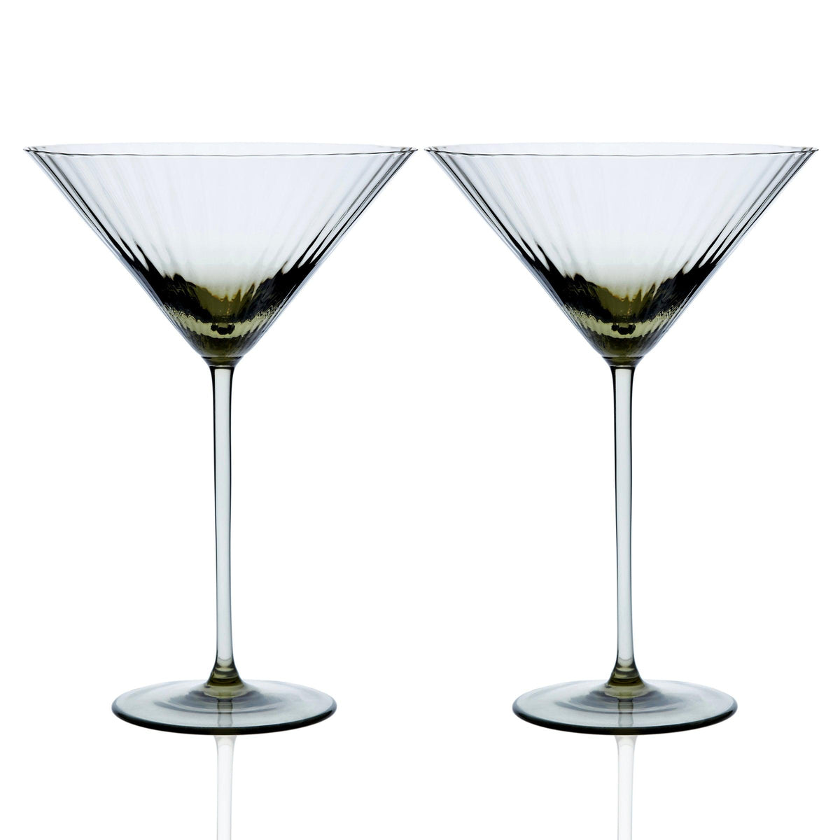 Quinn Stemware Martini Glass, in Ocean- Caskata