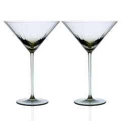 Quinn Stemware Martini Glass, in Ocean- Caskata