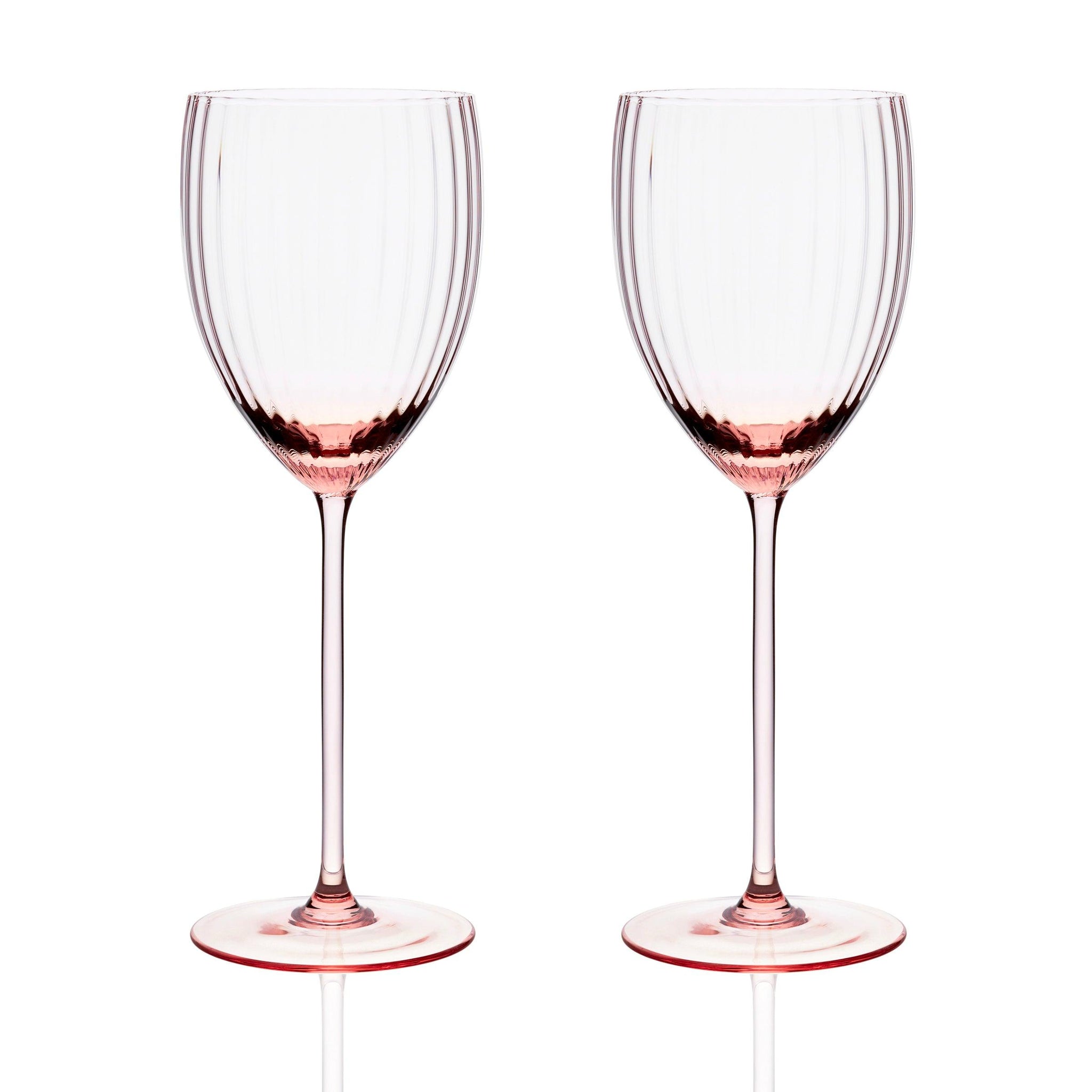 Wonderland Rose Crystal Stemless Wine Glasses (Set of 2) - The VinePair  Store