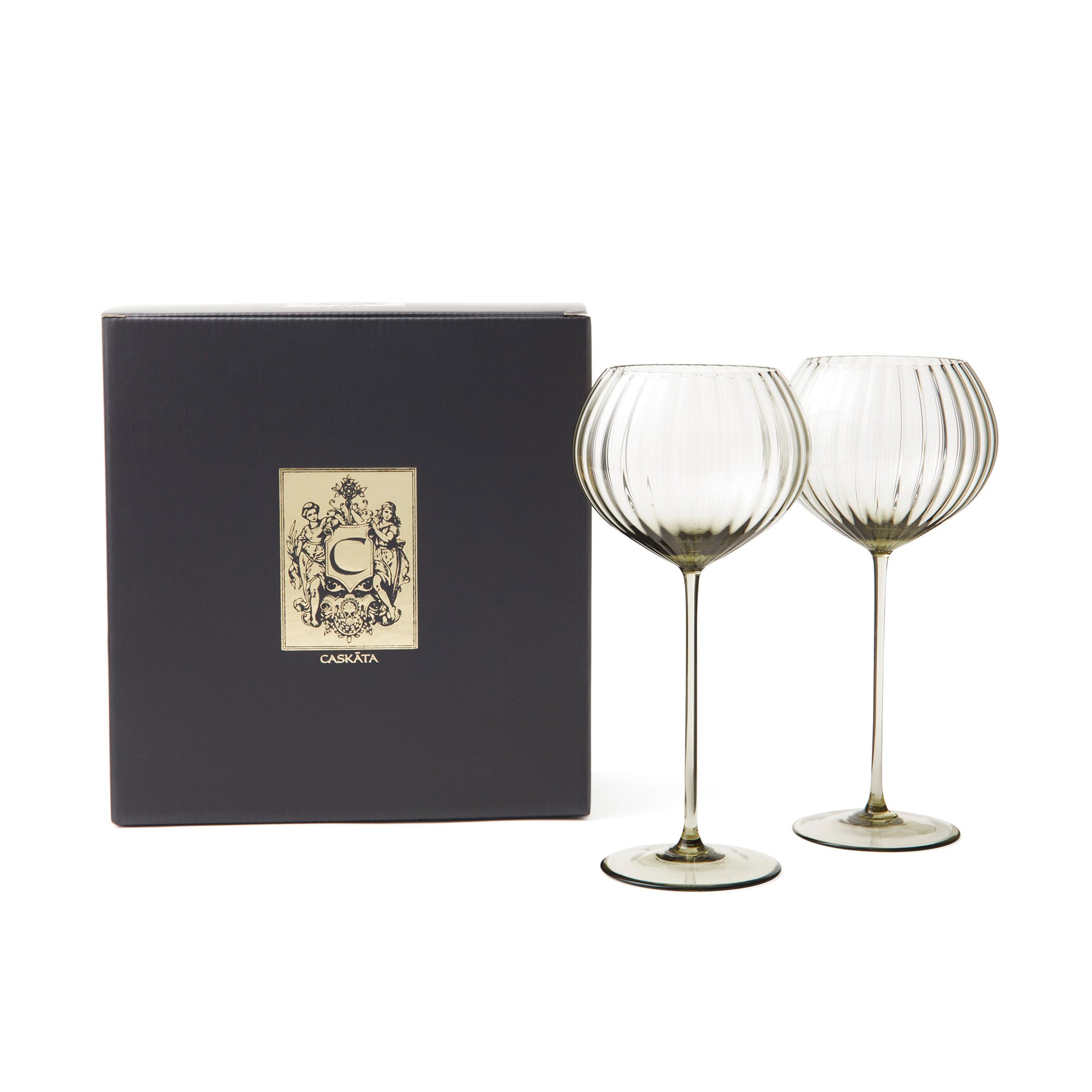 Pinot Noir Stemless Wine Glasses - Italian Made (Set of 4)