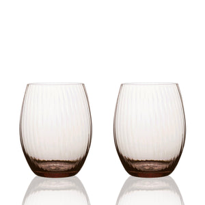 Quinn Mocha Tumblers Set/2 - Caskata