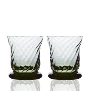 Quinn Smoke Crystal Votives Set of 2 from Caskata