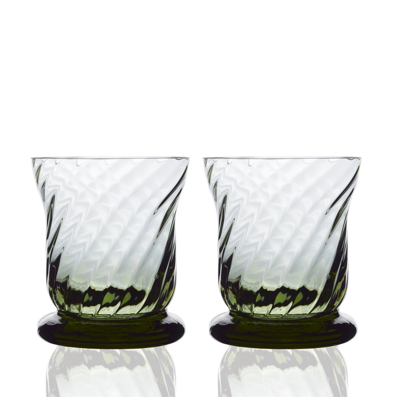 Quinn Smoke Crystal Votives Set of 2 from Caskata