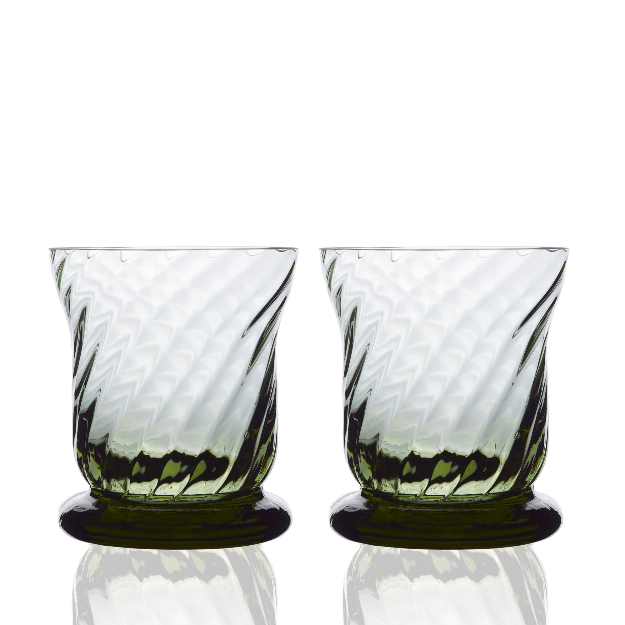 Quinn Smoke Crystal Votives Set of 2 from Caskata