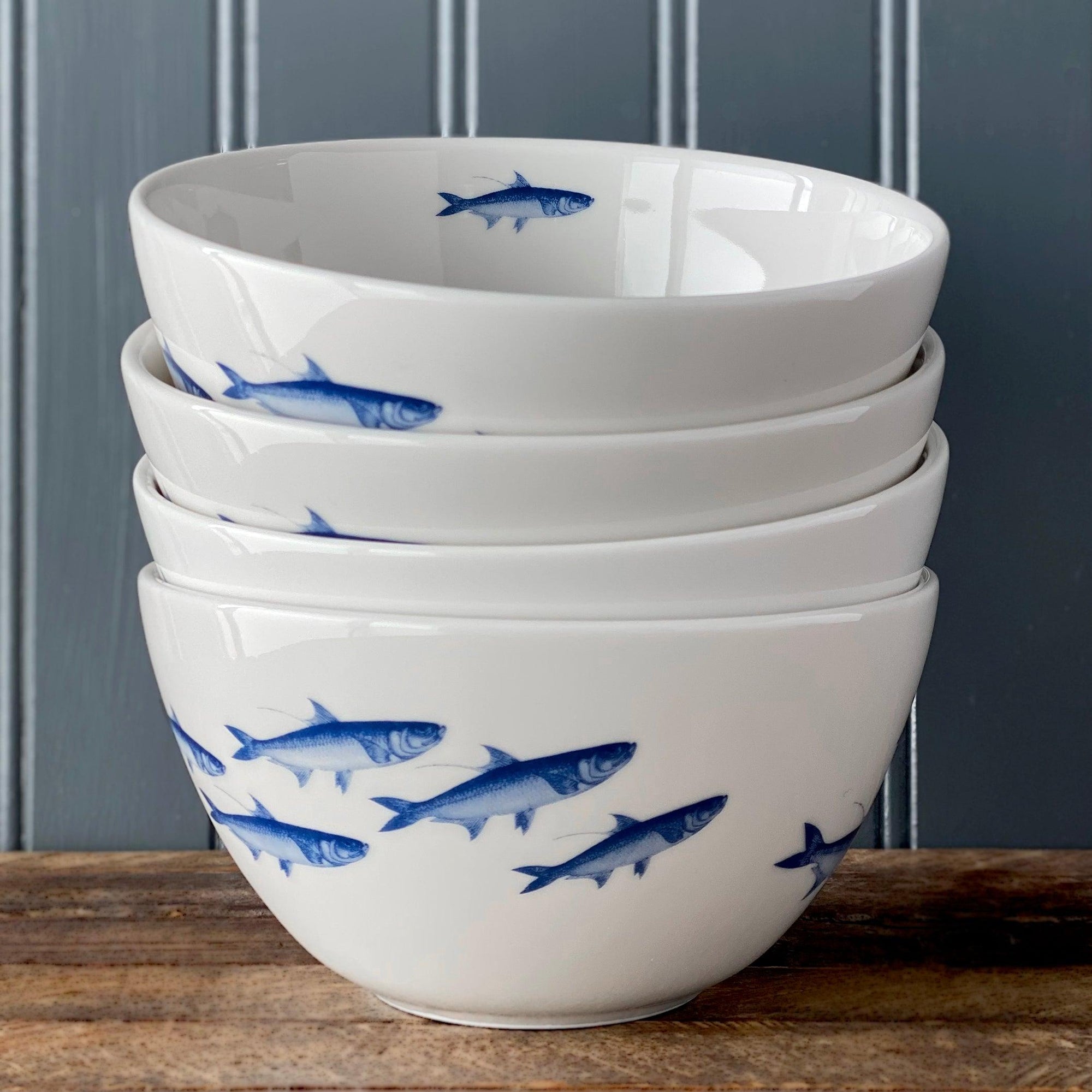 School of Fish Tall Cereal Bowl - Caskata