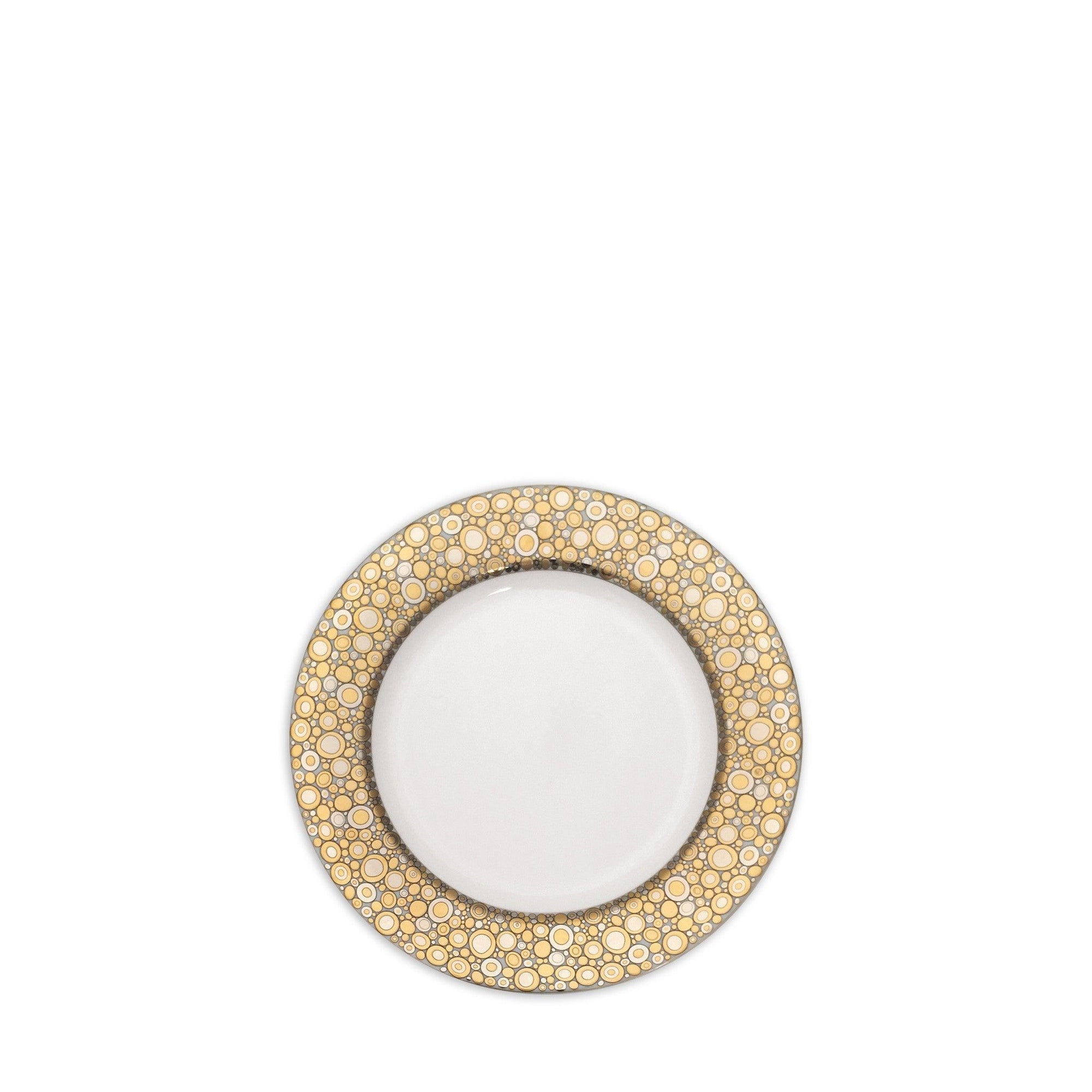 Ellington Shimmer Gold & Platinum Bread/Butter Plate - Caskata